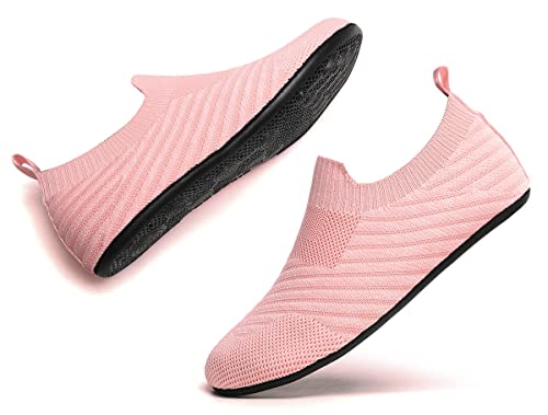 Image of SLEVEL Lightweight Non Slip Travel Indoor Grip House Slipper Socks Unisex Adult Around The House Floor Home Shoes for Women Men