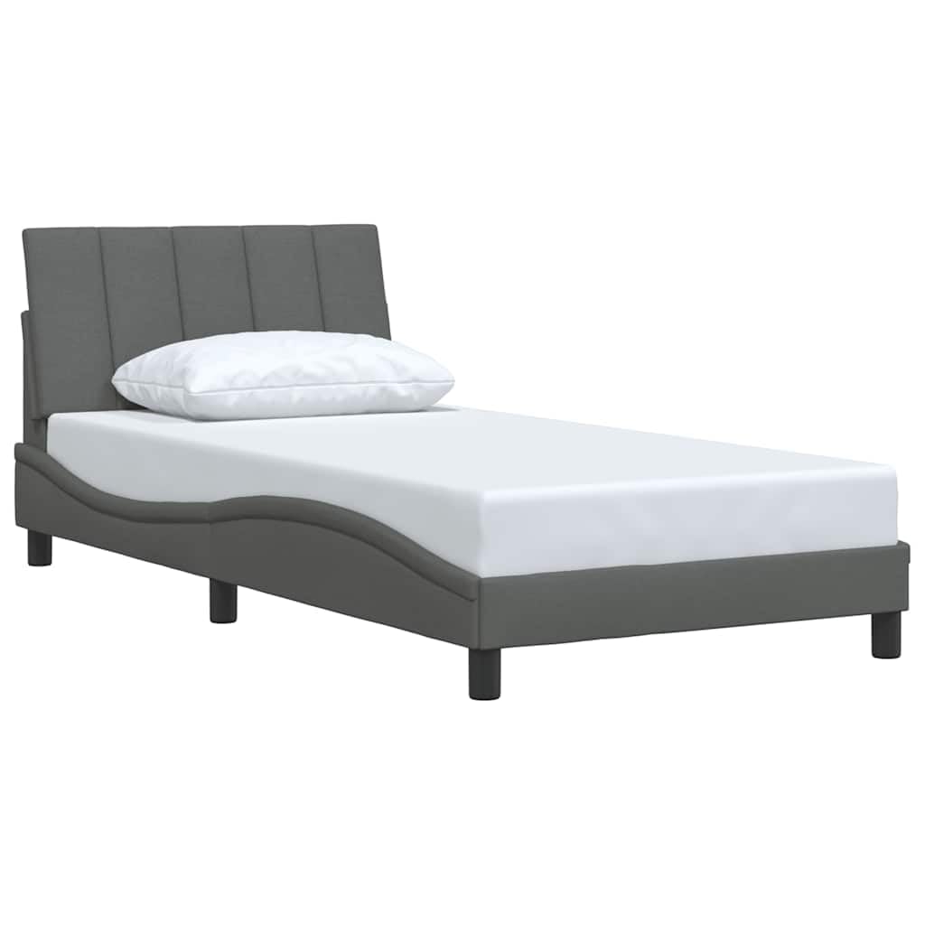 Tessuto premium grigio scuro Giroletto con doghe Hanko 100x200 cm