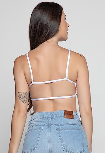 Top Cropped Costa Nua | Topper Cropped Costa Nua Modelo da Gringa Casual Fitness Sexy | Moda Feminin