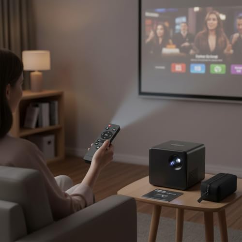 Image of Replacement Remote Control Compatible for CiBest W13 Mini Portable Movie Projector Remote (W13)