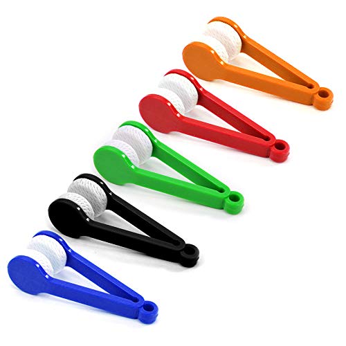 WangNana 5 Pcs/Set Fashion Glasses Cleaning Cloth Tool Microfiber Cleaner Brush Eyeglasses Cleaner Gadgets Cleaning Tools