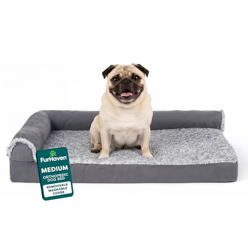 Australian Shepherds, 6 Must-Have Products (Revealed!) 9 Furhaven Orthopedic Dog Bed for Medium/Small Dogs w/ Removable Bolsters & Washable Cover, For Dogs...
