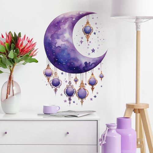 Vinilo Decorativo Star Moon Dream Purple 20x30 cm