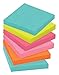 Post-it Super Sticky Notes, 3x3 in, 12 Pads, 2X The Sticking Power, Supernova Neons, Bright Colors, Recyclable (654-12SSMIA)