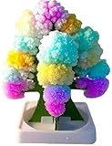 Kit de Cultivo de Cristal Juguetes Creativo Colorido Árbol mágico Papel Regalos Hechos a Mano Regalos de árbol de Papel DIY Novedad Juguetes para niños, Flor, Árbol Durability and Professional