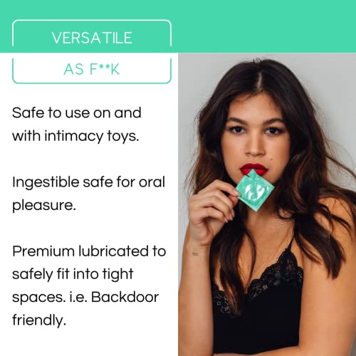 Royal Extra Large Ultra Thin Vegan Condoms - Premium Lubricated Condom Pack - Unflavored Lubricant, Organic Latex Rubber - Odorless, Slim, Natural Feel - Safe & Durable Male Contraceptives - 20 Count #TOP3