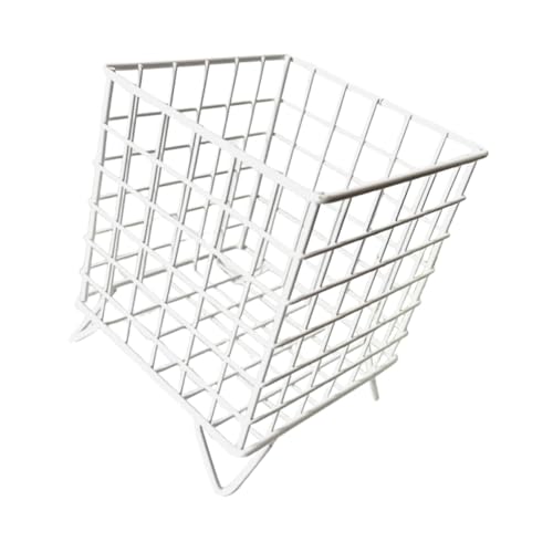 Boîte de rangement multifonctionnelle élégante en fer blanc pour bureau