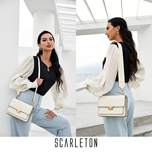 Scarleton Women's Red Satchel Handbag, 9" x 6" x 2.5"2