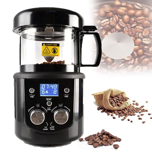 Cafetera tostadora eléctrica con temporizador 100g