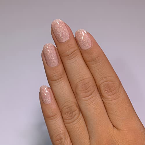 Image of ILNP Toasted - Soft Beige Holographic Jelly Nail Polish