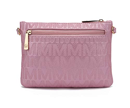Image of MKF Collection Crossbody Bag for Women, American Flag Shoulder Bag, Vegan Leather Wristlet Bag Handbag Purse by Mia K