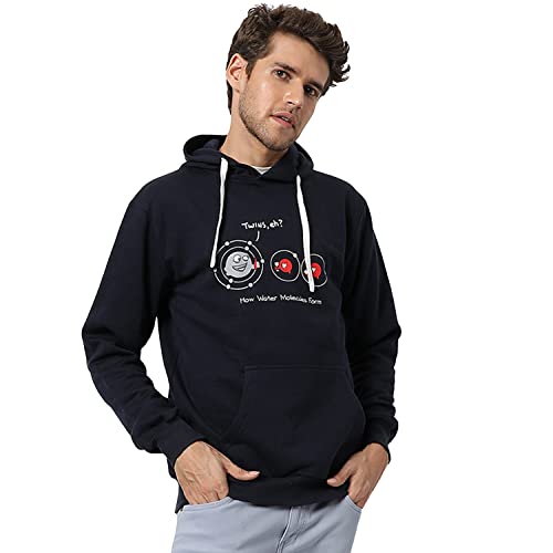 Image of CAHOOT Men's Printed Sweatshirt Regular Fit for Casual Wear | Full Sleeve | Cotton | Stylish Sweatshirt Crafted with Comfort Fit and High Performance for Everyday We