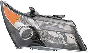 Headlight Compatible with 2010 2011 2012 2013 Acura MDX Right With Advance Package