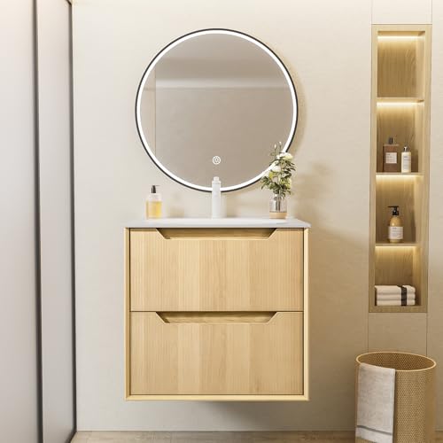 24 Inch Bathroom Vanity With Sink, Floating Bathroom Vanity, With
