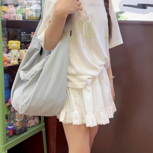 Women’s Large Capacity Nylon Crossbody Hobo Bag, Casual Lightweight Dumpling Shoulder Purse for Daily Use3