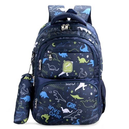 Image of Chris & Kate Premium 32 L Multi-Print School Bag for Boys Girls and Kids Spacious Interiors Casual Backpack Perfect for School, College, Everyday Use Includes Free Stationery Pouch and Rain Dust Cover