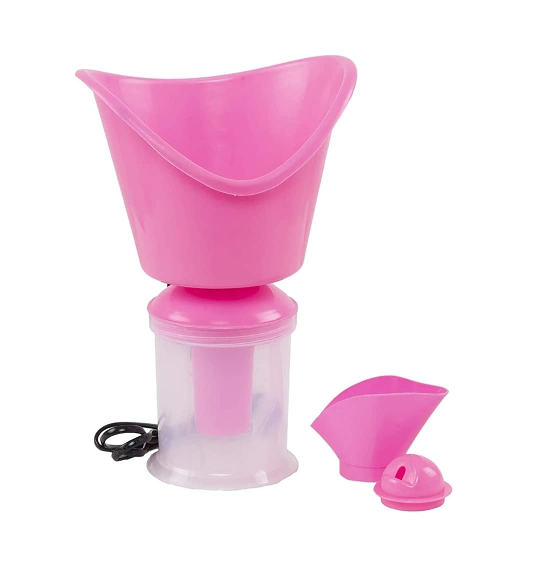 SUNLINEFacial Steamer/Vaporizer with 3 Attachments Facial Sauna Steamer, Nose Steamer, Nose Vaporiser, Nozzle Inhaler, Cough Steamer (Color May Vary)