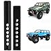 Dilwe RC Bumper Mount Post, Iron Square + Round Bumper Mount Post 110 Scale RC Car Truck Replacement Accessory