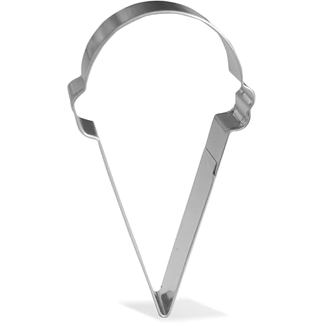 Keewah Ice Cream Cookie Cutter - 4.1 x 2.4 Inches - Small...