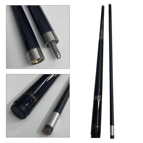 Colaxi taco de billar fibra de carbono 58" dos piezas miniatura 6