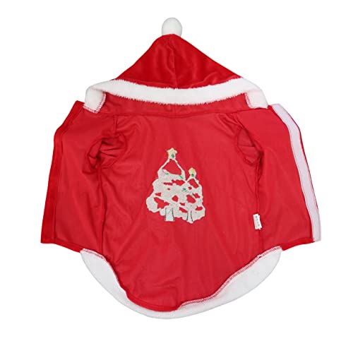 Ornaous Cute Dog Cat Christmas Hoodie, Pet Xmas Tree Cosplay Costume, Puppy Fleece Outfits Warm Clothes（M Size） #TOP5
