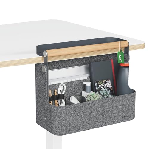 Leitz Organisateur de Bureau Portable Suspendu avec Poignée - Sac Organisateur pour Hot Desk avec Fonction de Suspension, Plateau Intérieur Amovible - 38 x...