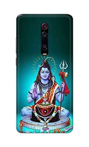 Image of Printed Hard Back Cover Case for Mi Redmi K20 | Redmi K20 Pro Back Cover (Lord Shiva) -1803