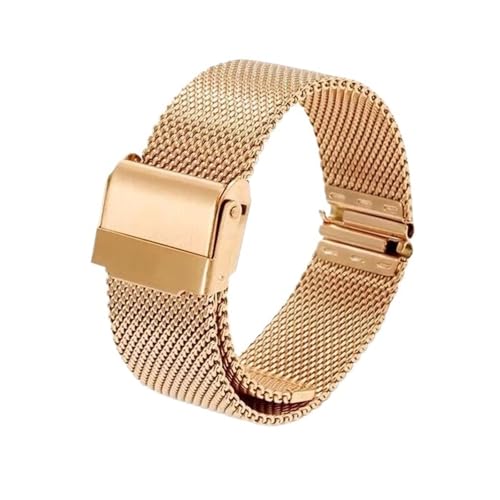 Bracelet montre 22mm en maille d'acier inoxydable premium