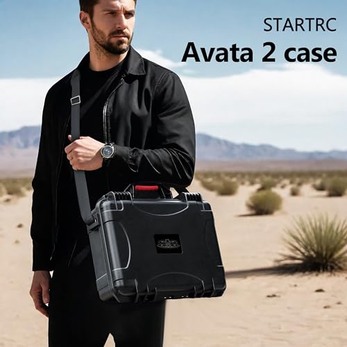 STARTRC Avata 2 Case,Waterproof Carrying Hard Case for DJI Avata 2 Fly More Combo with DJI Goggles 3/RC Motion 3/FPV Remote Controller 3,Battery Charging Hub,FPV Drone Accessories