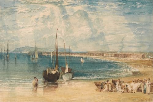 Impression Weymouth Dorsetshire Turner : toile vintage haute définition 60x90cm de qualité