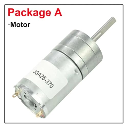 Moteur à engrenage DC 12V idéal pour motoriser vos projets de bricolage et robots