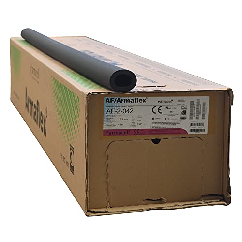 AF/Armaflex® Armacell - Aislamiento de frío de caucho AF2-2 m barra (caucho, tubo de 42 mm x 13,5 mm de grosor aislante)
