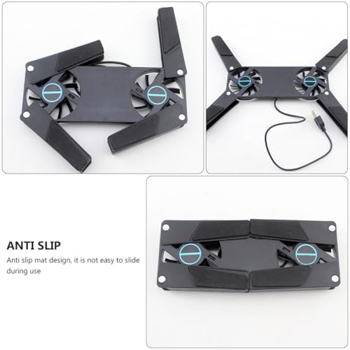 Balacoo base refrigerante para laptop 2 en 1 con doble ventilador miniatura 7
