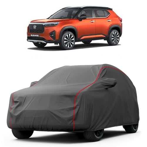 Image of Heavy-Duty Car Cover for Compatible with Honda Elevate (2023 to 2025 All Models) Deluxe Car Protection Cover - Waterproof & UV-Resistant All-Season Exterior Protection