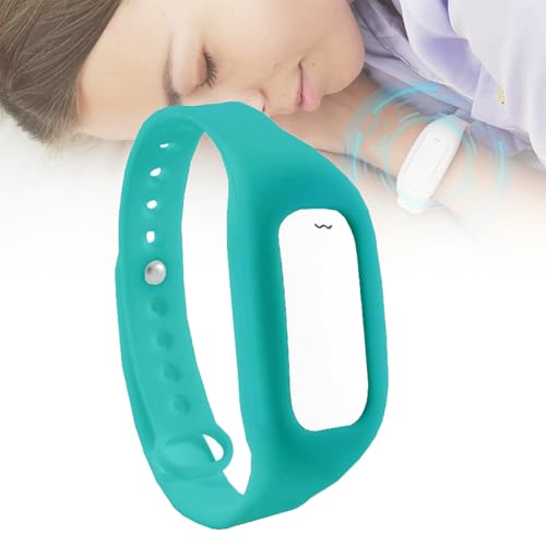 Anti Snoring Bracelet 3Speed Adjustable Smart Wristband Effective Snore Solution for Nighttime Sleeping USB Rechargeable Portable Gift(Green)
