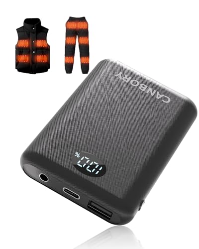 CANBORY 10000mAh 7.4V/5V Compact Power Bank