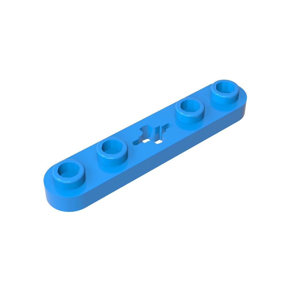 Classic Bricks GDS-900-051 Technicial Plate 1 x 5 with Smooth Ends, 4 Studs and Centre Axle Hole Compatible with Lego Parts 32124 100% Compatible with