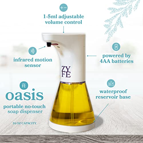 Automatic Soap Dispenser Touchless | Touchless Soap Dispenser For Kitchen Sink | 17Oz Automatic Soap Dispenser Bathroom | Dispensador De Jabon Liquido Para Cocina | Liquid Dish Soap Dispenser White #TOP1