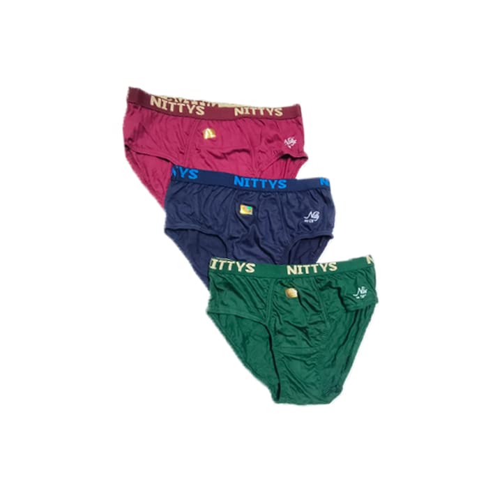 Buy Mens Underwear (Pack of 3) Nittys Brief (80) at Amazon.in
