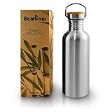 32oz Water Bottle BPA Free | Large Water Bottle Stainless Steel | Camping Water Bottle for Women and Men | Water Bottle Travel | Water Bottle Large | Lightweight Water Bottle Large | Bambaw