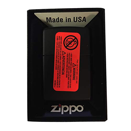 Zippo Encendedor Custom Muñeco Vudú Negro Mate miniatura 3