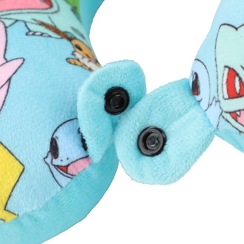 Image of Bioworld Pokemon Pikachu 2-Piece Eye Mask & Neck Pillow Travel Set