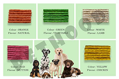Image of Dog Chew Chicken Sticks 800g (400g + 400g) | Puppy & Adult Pet Snack | Munchy Treats for Dogs | Dental Health Support | High Protein | Natural Tasty Training Reward