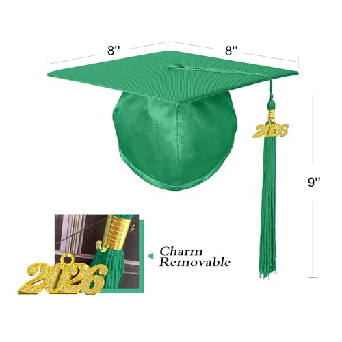 Image of Shiny Preschool Kindergarten Graduation Cap Gown Set for Kids With 2026 2025 Tassel Charm