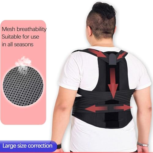 Corrector de postura ajustable faja lumbar escoliosis y joroba talla 5XL 5
