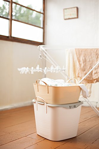 Life Story Flexi Tub 10L, 2-Handles Flexible Basket, Multifunctional Bucket for Home, Outdoors, Garden, Bathroom, Laundry, Children Toys Container, 40×22×22 CM, Blue 2-PACK