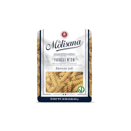 la Molisana Fusilli n.28 imported italian Pasta 1lb 454gr