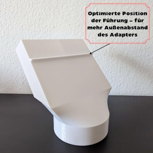 Klimaanlagen-Schlauch-Adapter für Dachfenster und Kippfenster – 14,5 cm Durchmesser, mit Universal-Gewinde für mobile Klimaanlagen | Jetzt noch besser – durch Rückmeldungen unserer Kunden optimiert