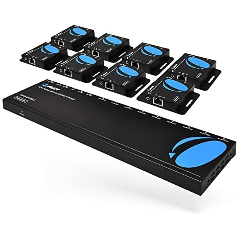 OREI 1x8 HDMI Extender Splitter with IR Remote Cover