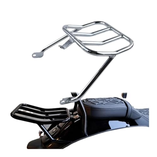 Support de bagage arrière moto R18 avec contre-pointe de siège pour fixation de sac de rangement